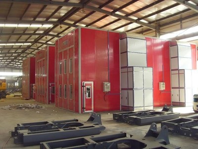 天裕四柱舉升機 專業機械烤漆房的關鍵設備解析